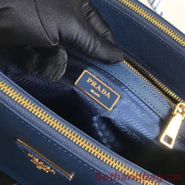 Prada Saffiano original Leather Tote Bag 1BA1801 blue