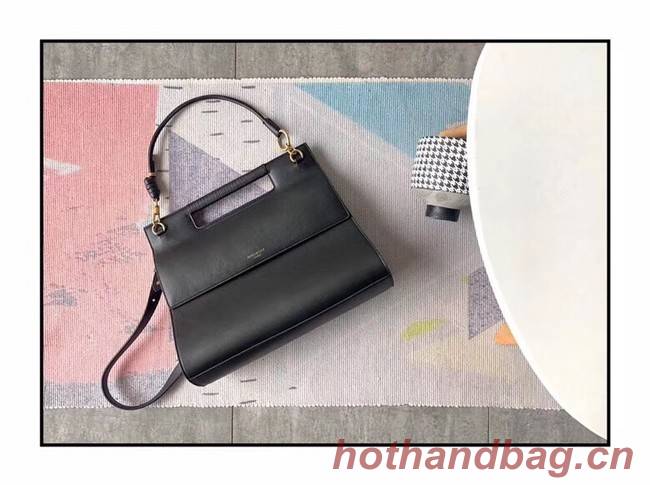 GIVENCHY Whip large leather shoulder bag 37101 black