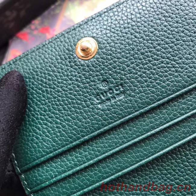 Gucci Zumi Card Holder 570660 green