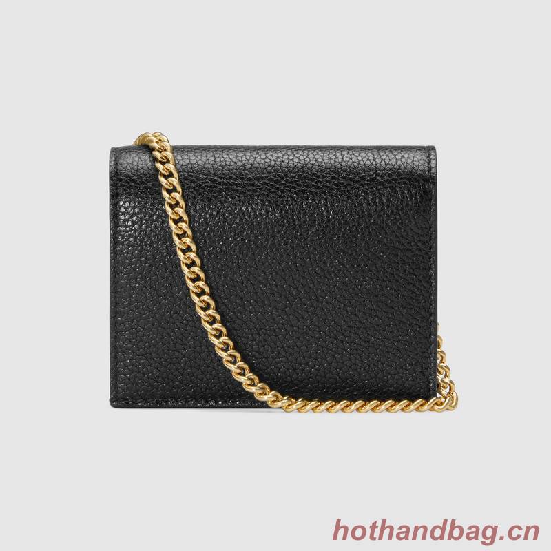 Gucci Zumi Card Holder 570660 Black