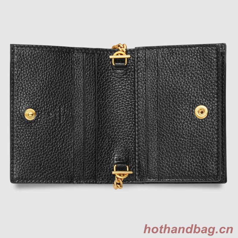 Gucci Zumi Card Holder 570660 Black