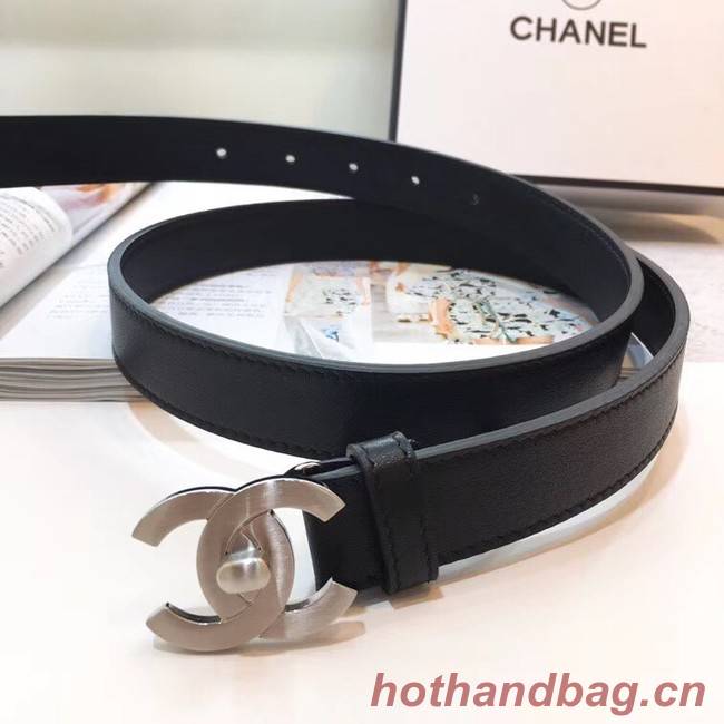 Chanel Calf Leather Belt Wide with 25mm 56605