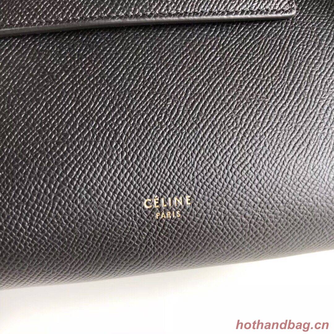 Celine NANO BELT BAG IN GRAINED CALFSKIN 99970 Black