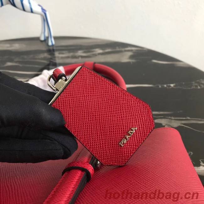 Prada Saffiano original Leather Tote Bag BN2838 red