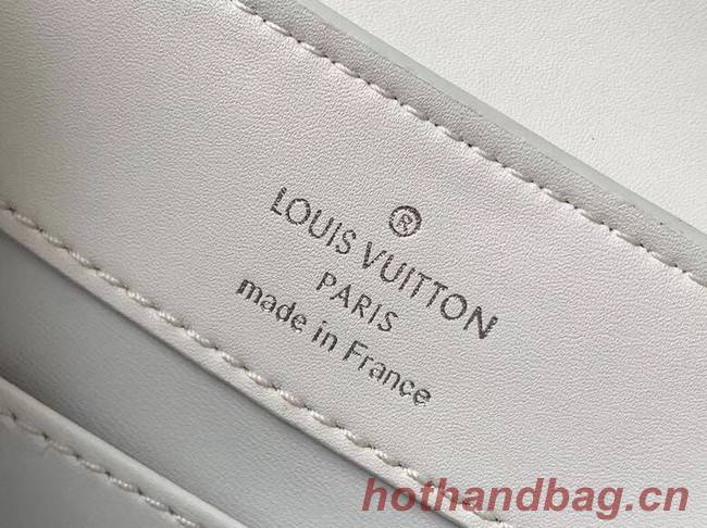 Louis vuitton original crocodile CAPUCINES Mini M93163 cream