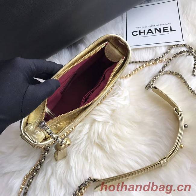 CHANEL GABRIELLE Original Small Hobo Bag A91810 Gold