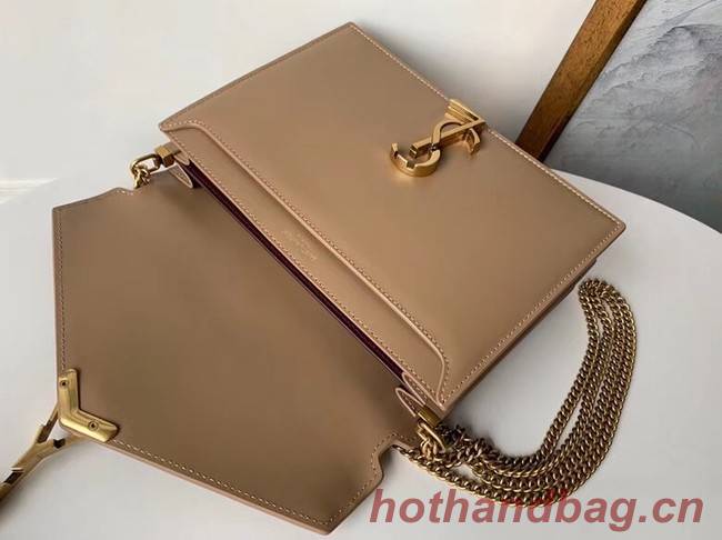 SAINT LAURENT Cassandra leather shoulder bag 532750 Camel