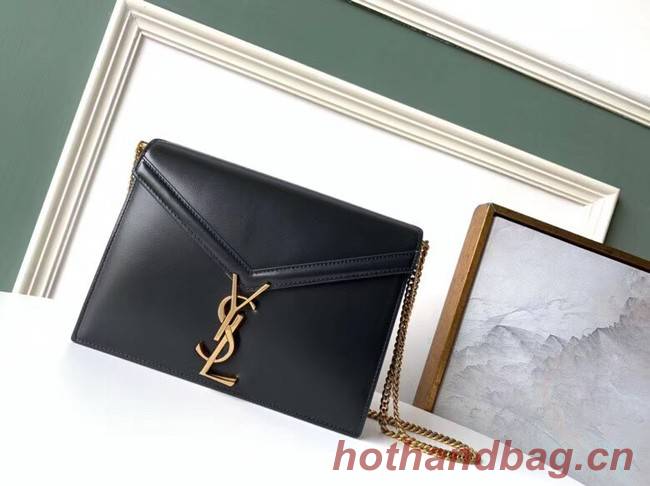 SAINT LAURENT Cassandra leather shoulder bag 532750 black