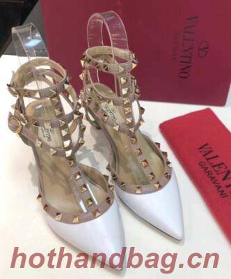 Valentino Leather Pump VT655 White