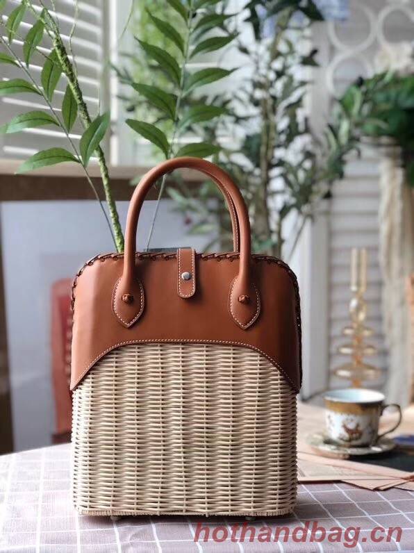 Hermes kelly picnic bag 9811 brown