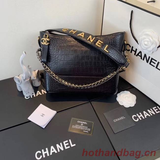 Chanel gabrielle hobo bag A93824 black