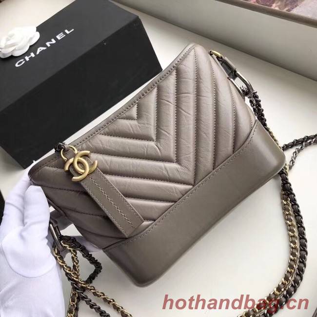 Chanel gabrielle small hobo bag A91810 grey