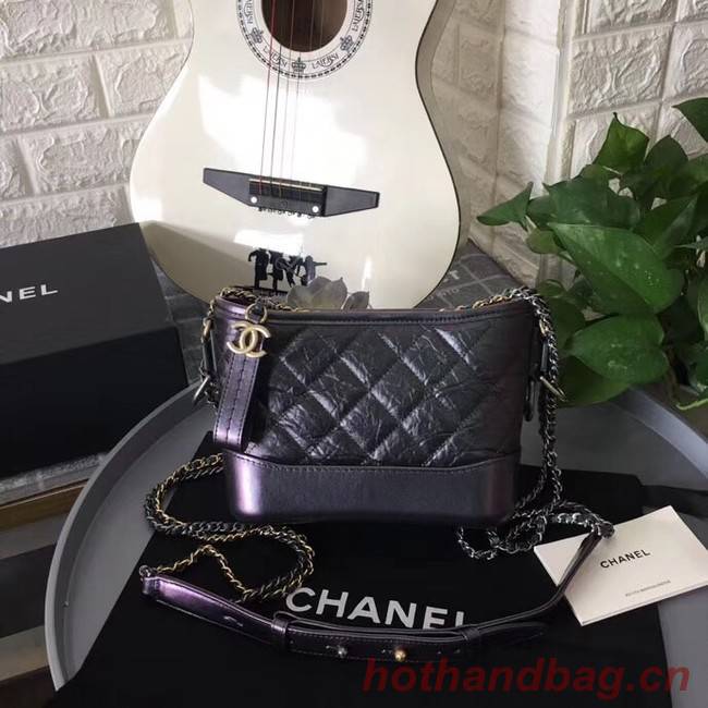 Chanel gabrielle small hobo bag B91810 light black