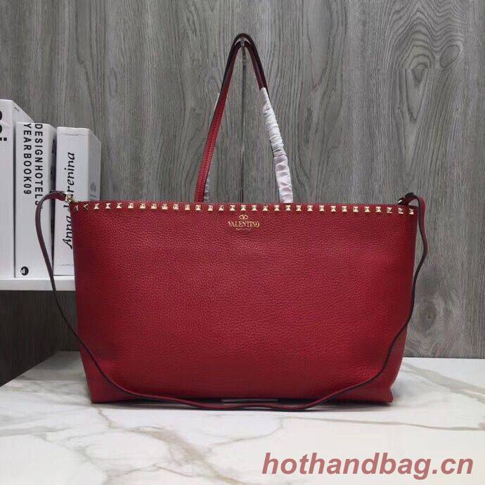 VALENTINO Origianl Leather Bag V2088 Wine