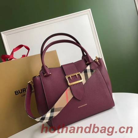 BURBERRY Medium Banner tote bag 0221 Burgendy