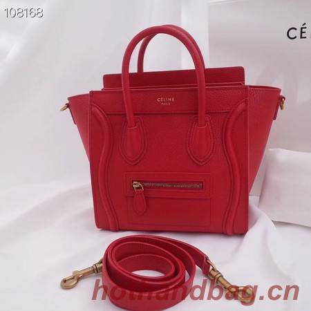 CELINE NANO LUGGAGE BAG IN LAMINATED LAMBSKIN 189244-11