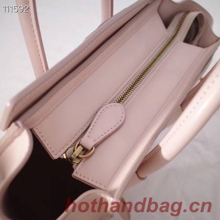 CELINE NANO LUGGAGE BAG IN LAMINATED LAMBSKIN 189244-22