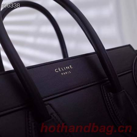 CELINE MICRO LUGGAGE HANDBAG IN LAMINATED LAMBSKIN 167793-15