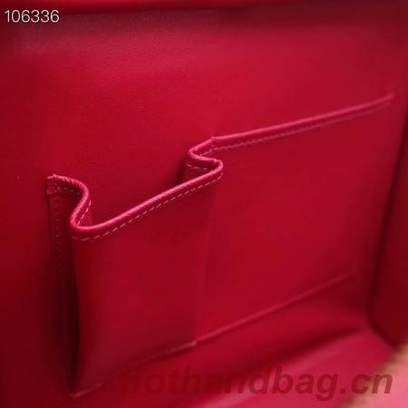 CELINE MICRO LUGGAGE HANDBAG IN LAMINATED LAMBSKIN 167793-16