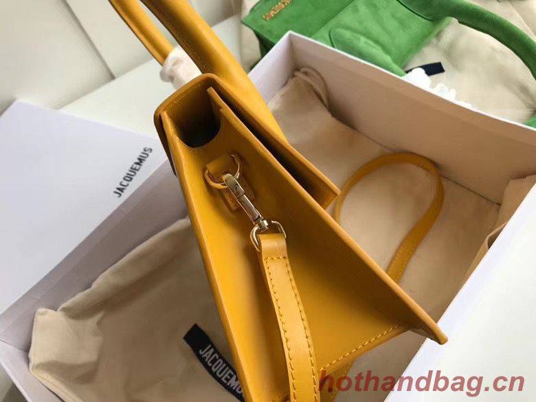 Jacquemus Original Leather Top Handle Bag J76235 Yellow