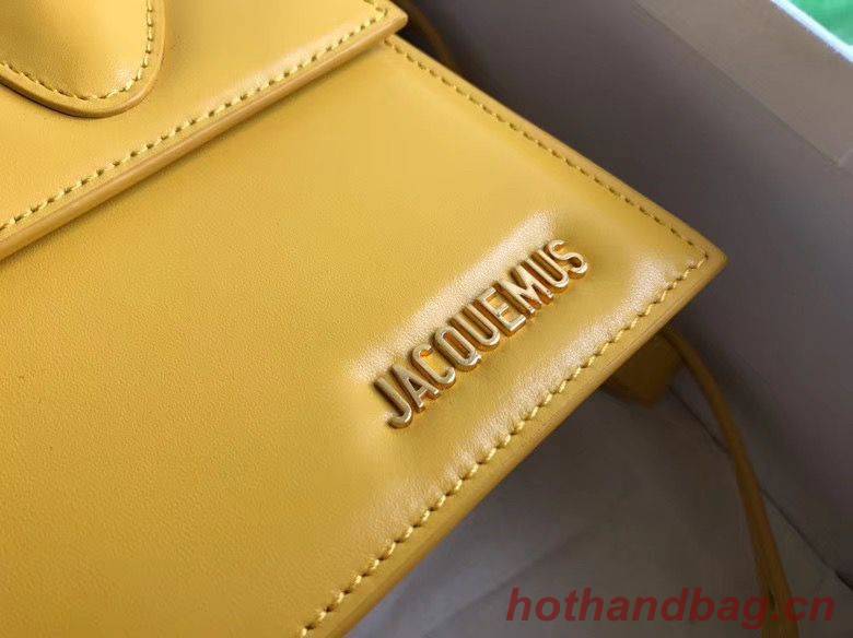 Jacquemus Original Leather Top Handle Bag J76235 Yellow