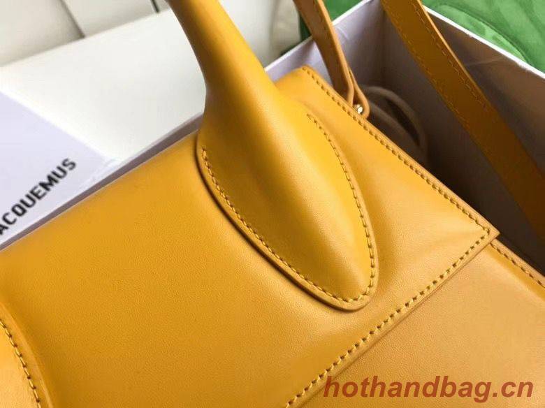 Jacquemus Original Leather Top Handle Bag J76235 Yellow