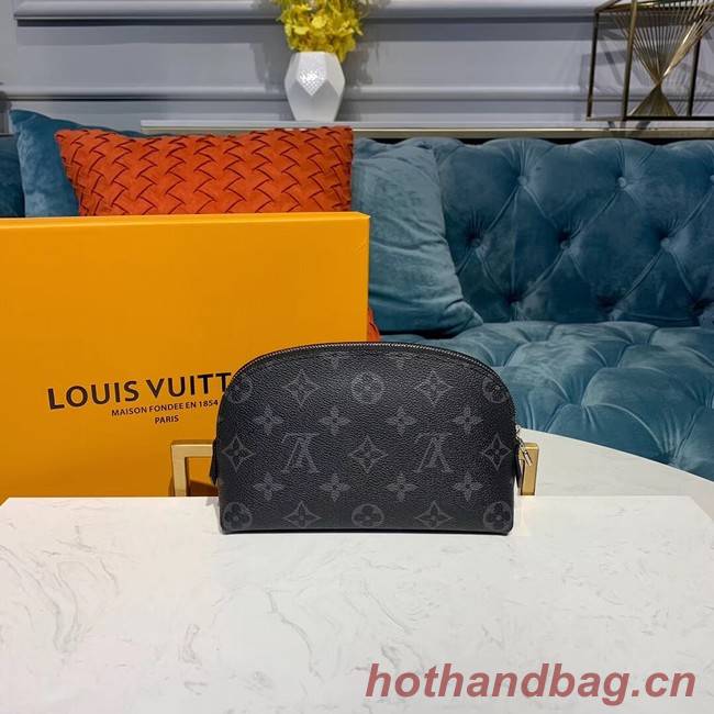 Louis vuitton original Monogram COSMETIC POUCH PM M52030 black