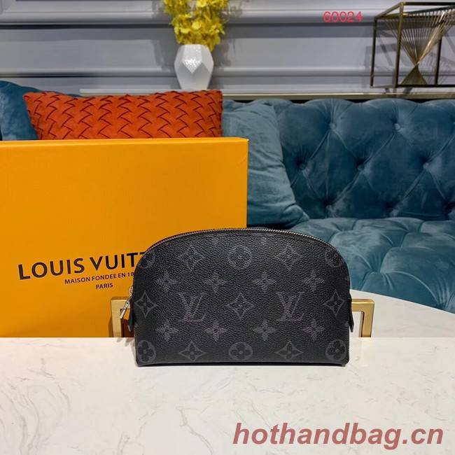 Louis vuitton original Monogram COSMETIC POUCH PM M52030 black