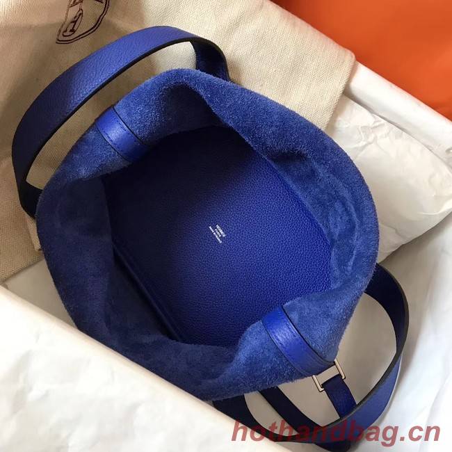 Hermes Picotin Lock PM Bags Original Leather H8688 electric blue