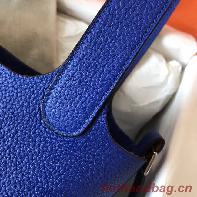 Hermes Picotin Lock PM Bags Original Leather H8688 electric blue