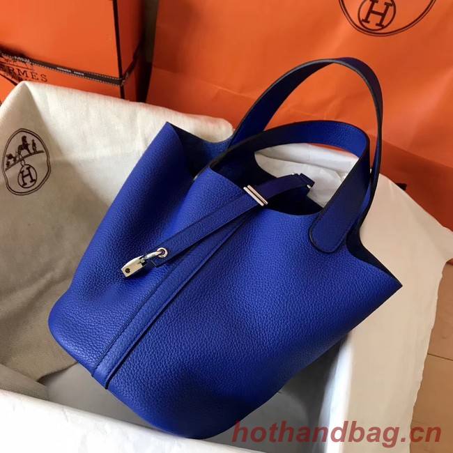 Hermes Picotin Lock PM Bags Original Leather H8688 electric blue