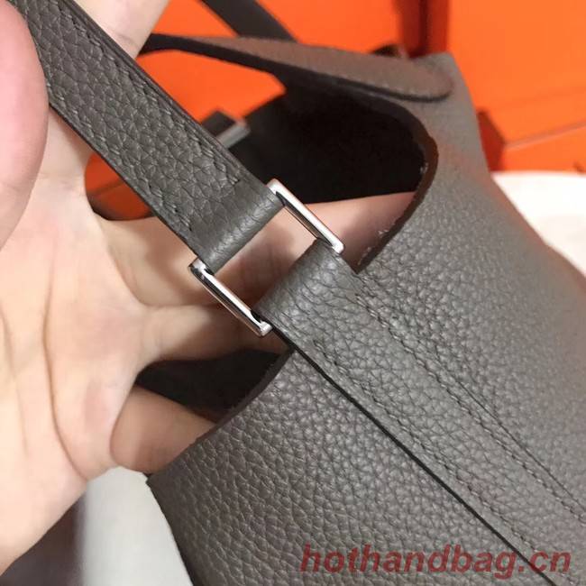 Hermes Picotin Lock PM Bags Original Leather H8688 grey