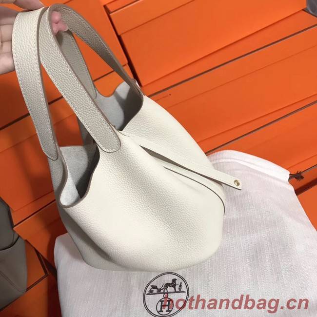 Hermes Picotin Lock PM Bags Original Leather H8688 white