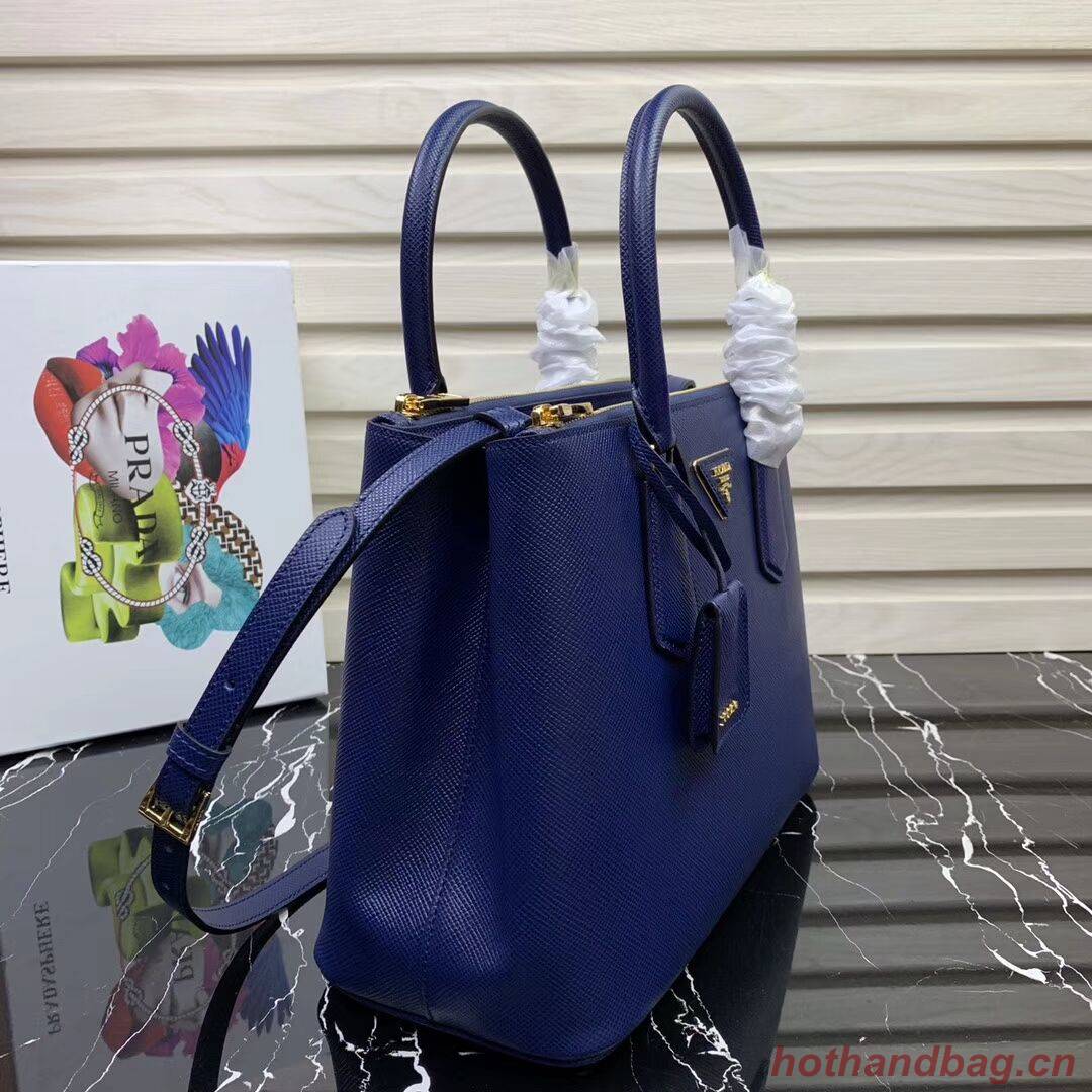 Prada Galleria Saffiano Leather Bag 1BA232 Blue