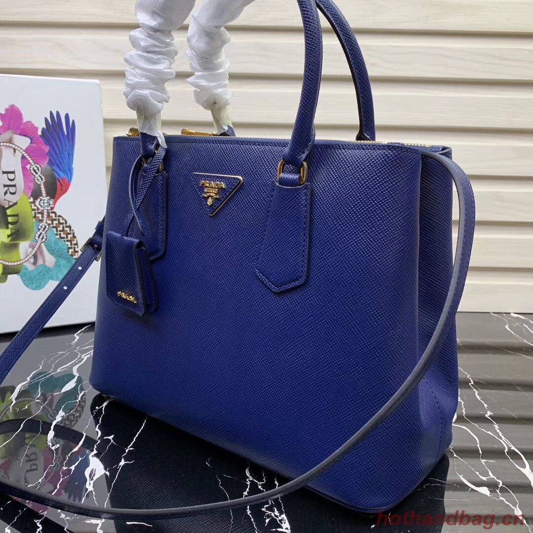 Prada Galleria Saffiano Leather Bag 1BA232 Blue