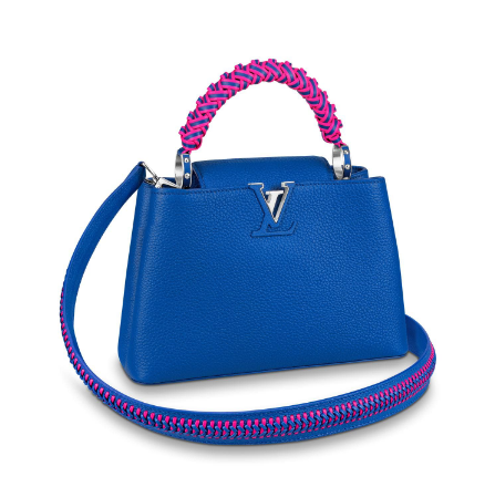 Louis Vuitton CAPUCINES BB M55236 blue