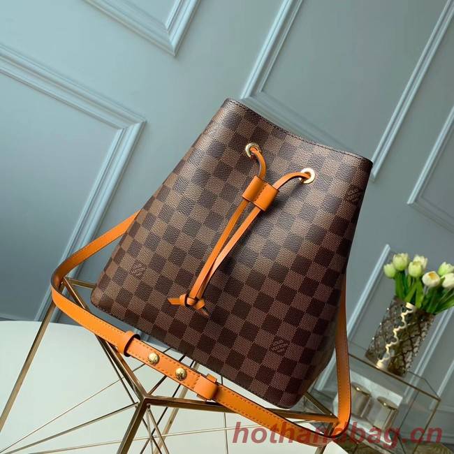 Louis Vuitton Damier Ebene NEONOE N40198 yellow