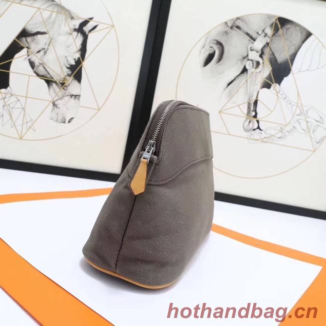 Hermes Cosmetic Bag H3699 Grey