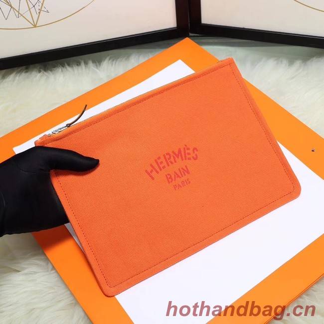 Hermes Cosmetic Bag H3700 Orange