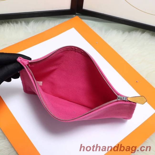 Hermes Cosmetic Bag H3700 Rose