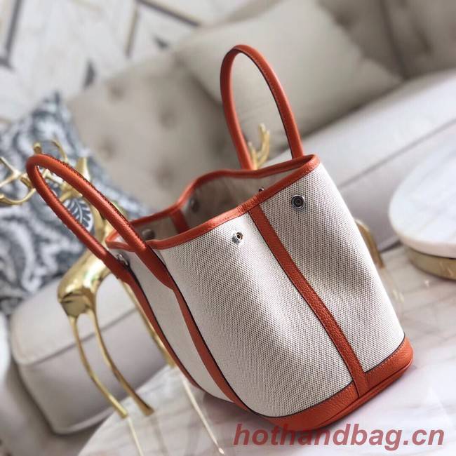 Hermes Garden Party 36cm Tote Bags Original Leather H3698 Orange