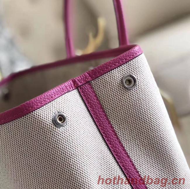 Hermes Garden Party 36cm Tote Bags Original Leather H3698 Rose