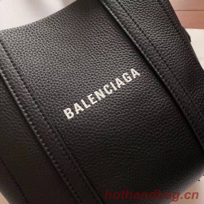 Balenciaga Original Leather Mini Shopper Bag 6696 Black