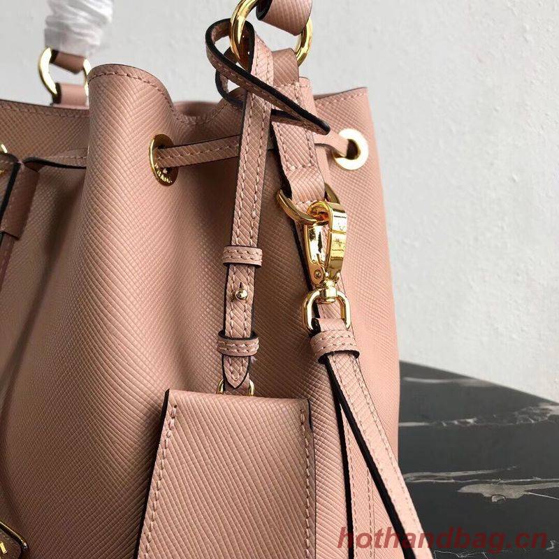 Prada Galleria Saffiano Leather Bag 1BE032 Nude