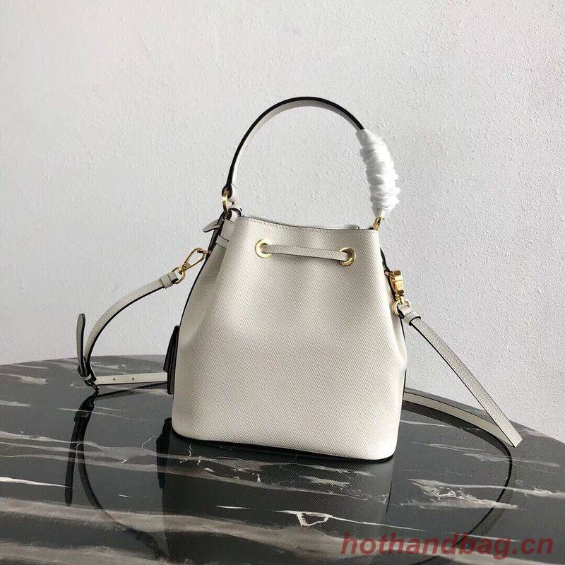 Prada Galleria Saffiano Leather Bag 1BE032 White