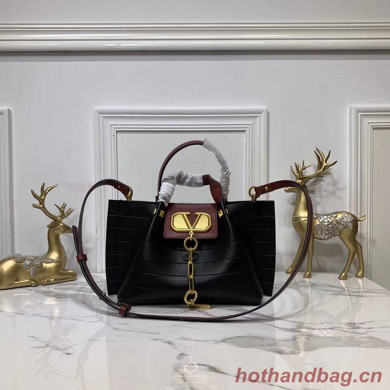 VALENTINO Origianl Leather Bag V0052H Black