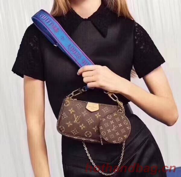 Louis Vuitton Monogram Canvas Original Leather M44823 blue