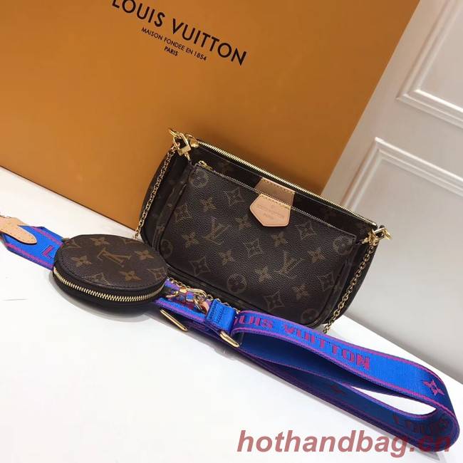 Louis Vuitton Monogram Canvas Original Leather M44823 blue