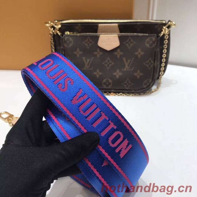 Louis Vuitton Monogram Canvas Original Leather M44823 blue