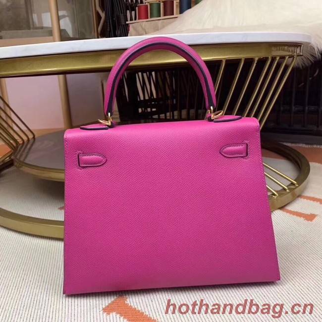 Hermes original Kelly Epsom Leather KL32 rose